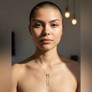 Elegant Gold Pendant Necklace